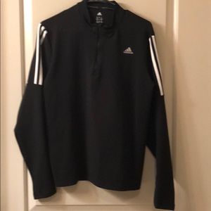 Adidas long sleeve half zip jacket